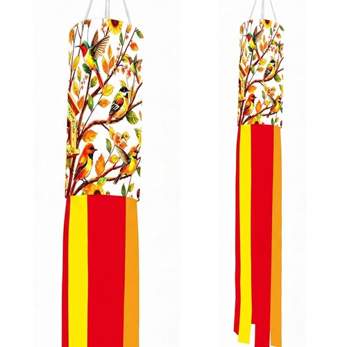 Tree birds windsock 6x40 - birds, windsock,