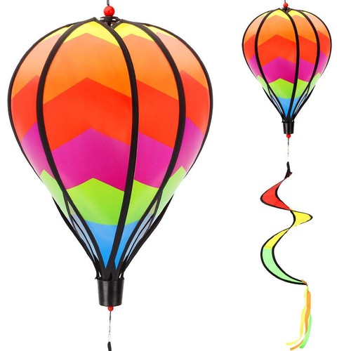 Rainbow windsock hot air - rainbow,